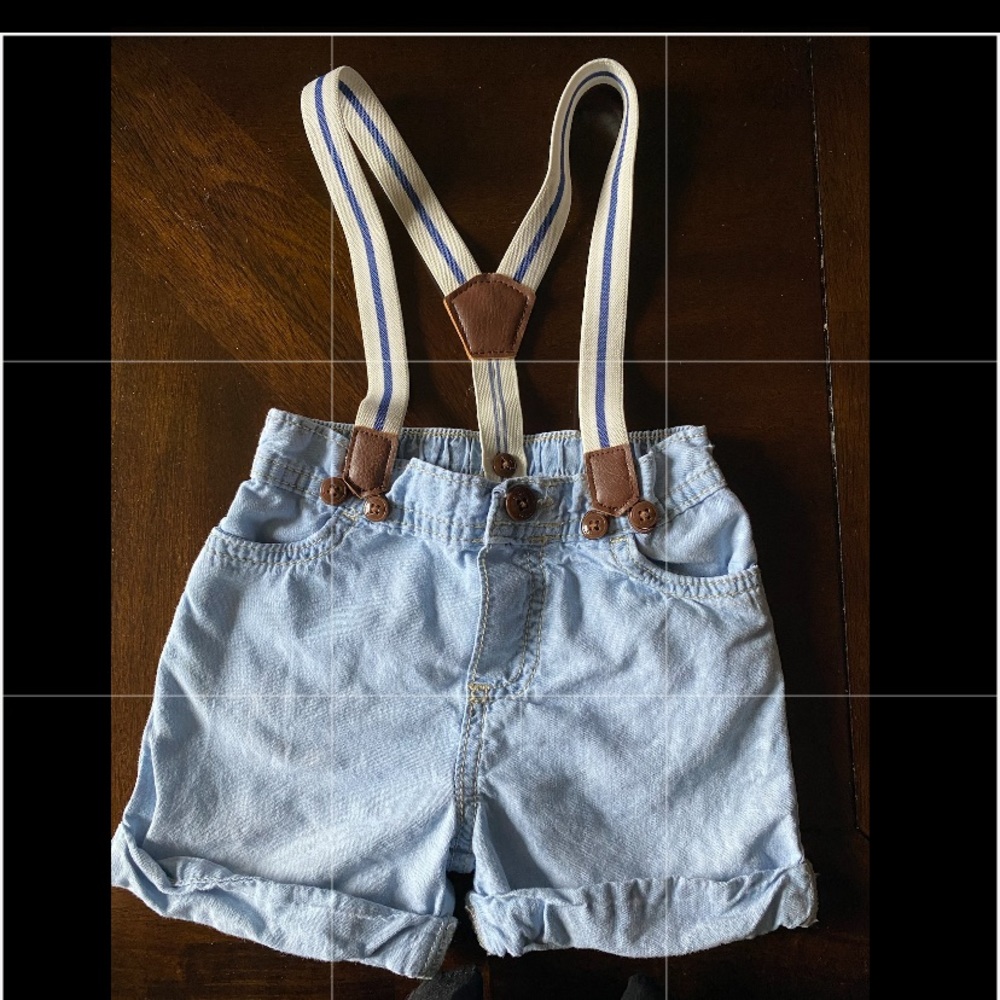 Baby Bgosh Shorts with Suspenders